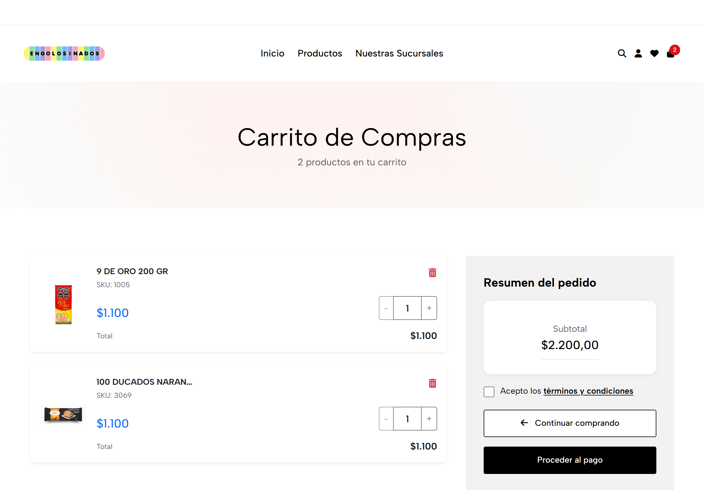 Tienda online de Nexhub Retail